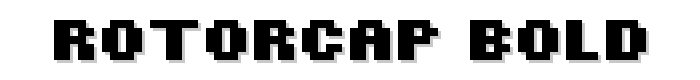 ROTORcap Bold font